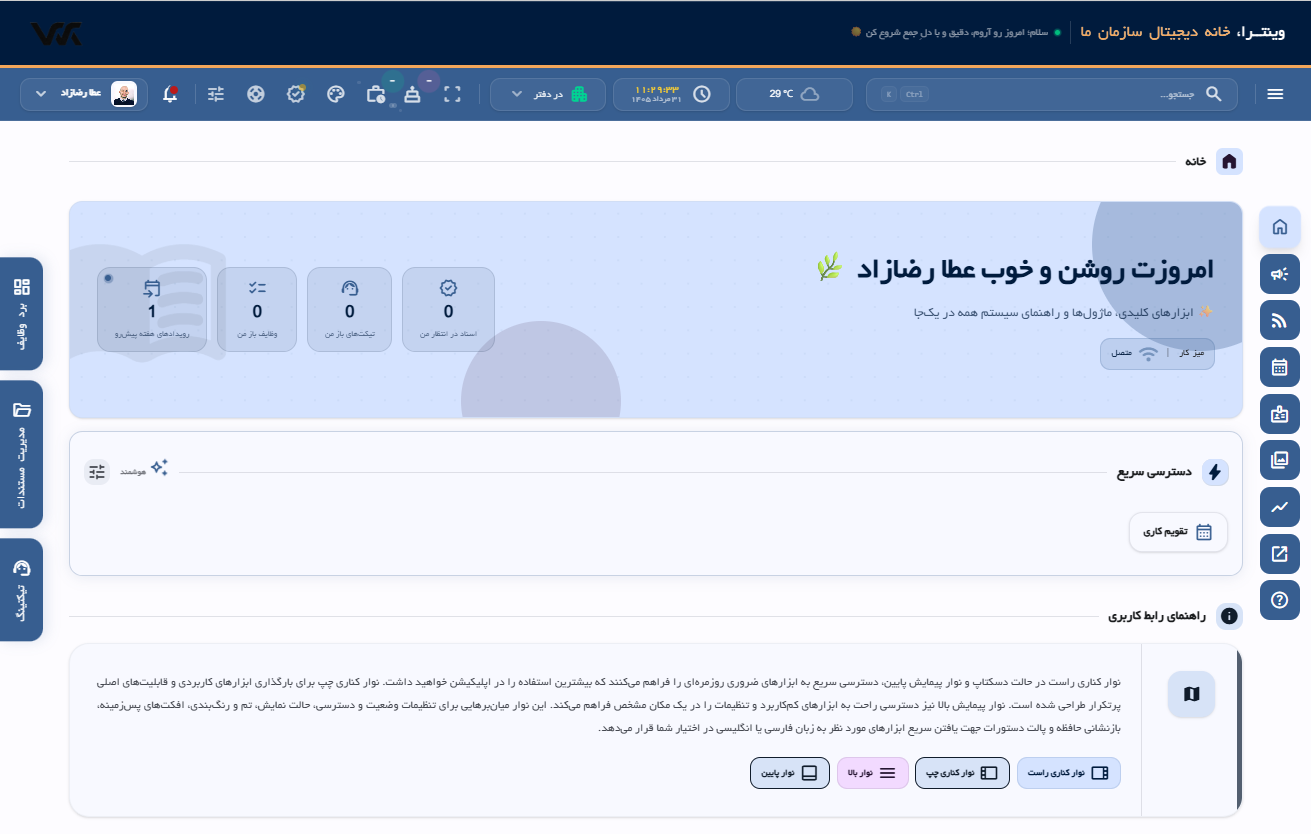 نمای پورتال وینتِـــــرا